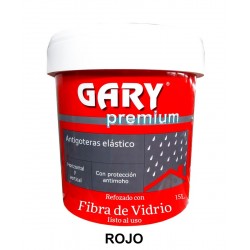 Antigoteras Elastico Transitable con Fibra de Vidrio 15L GARY Premium Rojo